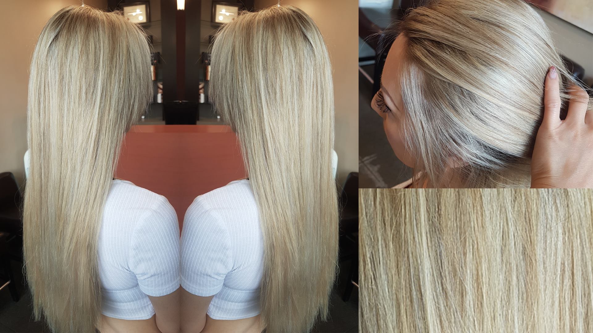 COLOR CORRECTION: multicolored mess to GOLDEN BLONDE