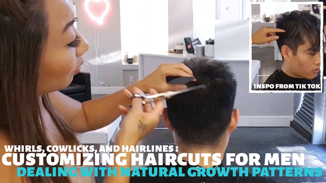 CUSTOMIZING haircuts for men - working with natural GROWTH PATTERNS