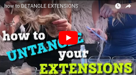 how to detangle your extentions