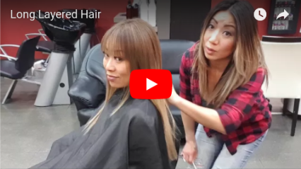 long layers bohemian bangs