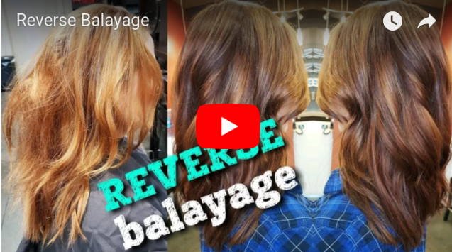 how to do a REVERSE BALAYAGE