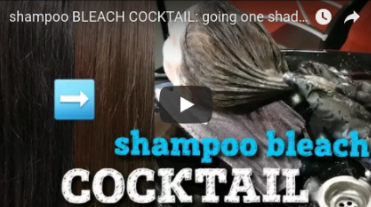 shampoo BLEACH COCKTAIL: going one shade lighter