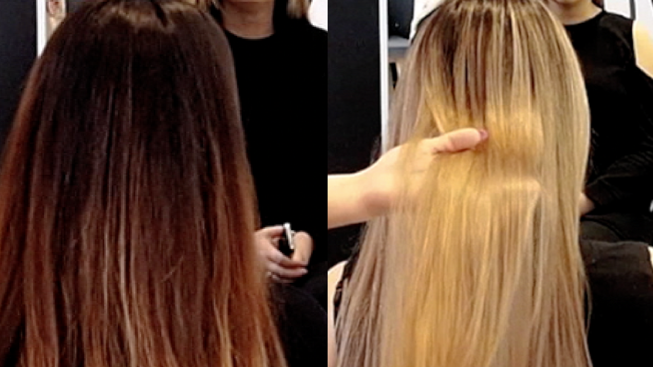 from BRASSY to beautiful ASH BLONDE HAIR