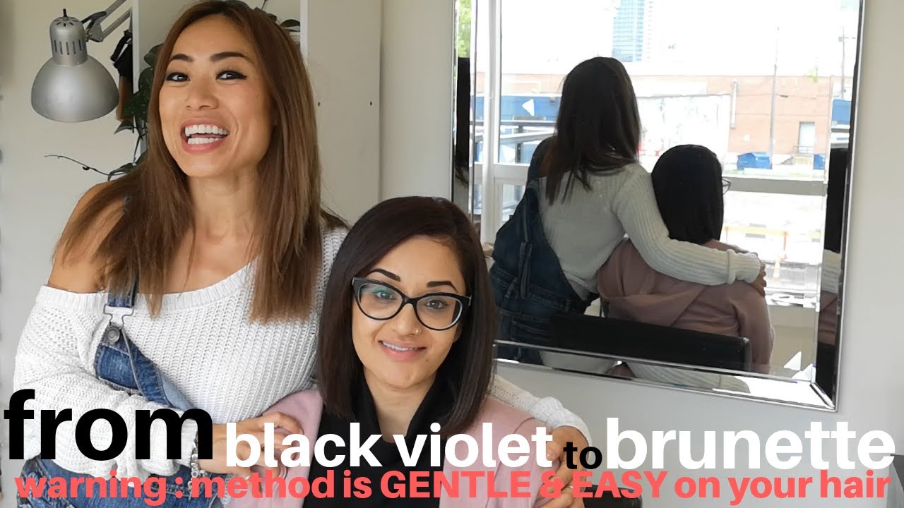 beauty strategy: GENTLE way to make black hair a little LIGHTER