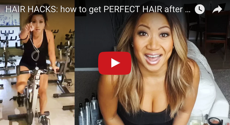 HAIR HACKS:  PERFECT HAIR after the gym