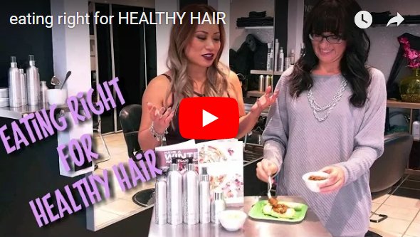 eating right for HEALTHY HAIR