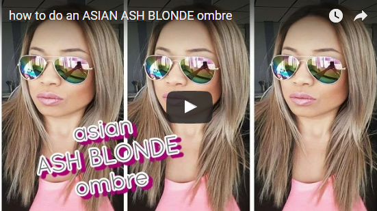 asian ashe blonde hair