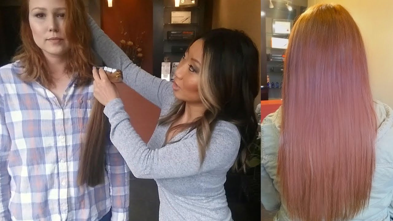 how to do TAPE IN EXTENSIONS