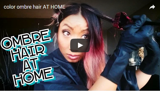 how to COLOR OMBRE HAIR AT HOME.